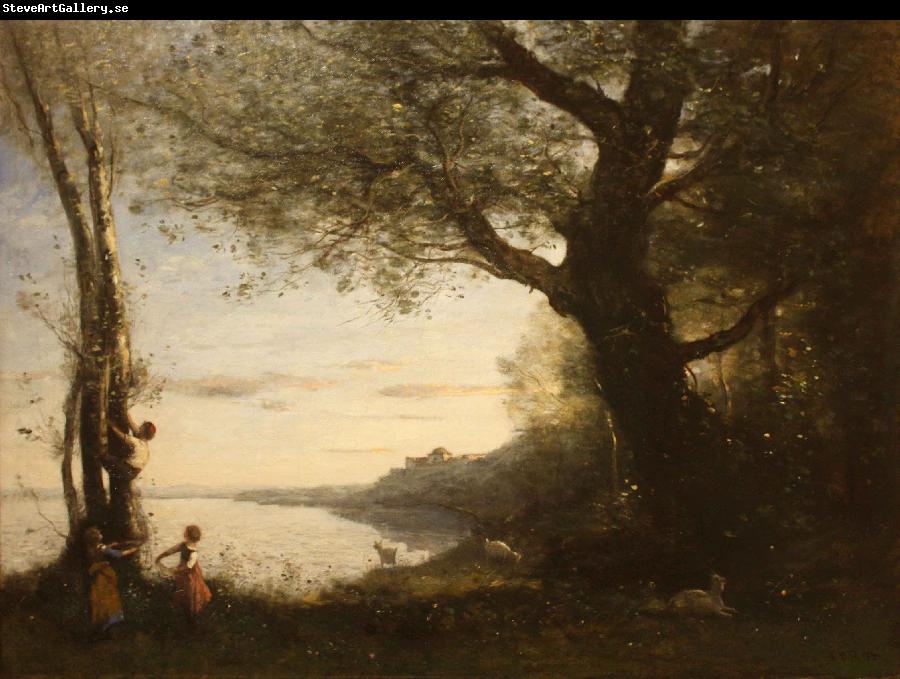 Jean-Baptiste-Camille Corot The Little Bird Nesters